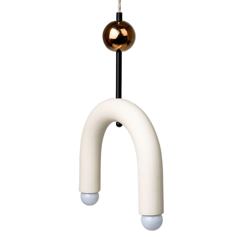 Подвесной светильник MOROSHKA arc [white] Белый Бронза в Ижевске | Loft Concept 