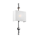 Бра с прямоугольным тканевым абажуром белого цвета Feiss варинант исполнения - 1 | Loft Concept в Ижевске