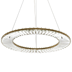 Кольцевая люстра с хрустальным декором Maude Crystal Chandelier варинант исполнения - 1 | Loft Concept в Ижевске