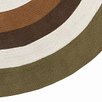 Ковер круглый из хлопка с контрастным узором Bullseye 150 варинант исполнения - 4 | Loft Concept в Ижевске