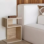 Дизайнерский журнальный стол фигурный с полками Gulip варинант исполнения - 2 | Loft Concept в Ижевске