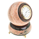 Часы настольные в виде шара из натурального камня Ball Stone Clock варинант исполнения - 2 | Loft Concept в Ижевске