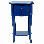 Синяя тумба на фигурных ножках Shelby варинант исполнения - 1 | Loft Concept в Ижевске