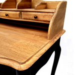 Стол-бюро из массива березы с 5-ю ящиками в стиле прованс Vintage варинант исполнения - 4 | Loft Concept в Ижевске