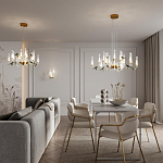 Люстра с декоративными птицами Ganthea D 73 см варинант исполнения - 4 | Loft Concept в Ижевске