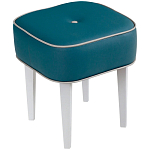 Квадратный мягкий пуф на белых ножках Winton Pouf Square варинант исполнения - 13 | Loft Concept в Ижевске