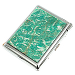 Портсигар с газовой зажигалкой из натурального камня Амазонит Stone Cigarettes Cases варинант исполнения - 6 | Loft Concept в Ижевске