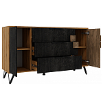 Комод с 3-мя ящиками и дверцей Stone Effect варинант исполнения - 4 | Loft Concept в Ижевске