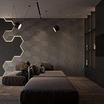 Гипсовая 3D Панель M-52 варинант исполнения - 1 | Loft Concept в Ижевске