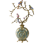 Бронзовый подсвечник Птичий рай Flora варинант исполнения - 1 | Loft Concept в Ижевске