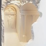 Встраиваемый в стену гипсовый светильник под покраску в античном стиле Antiquity Athena варинант исполнения - 9 | Loft Concept в Ижевске