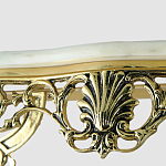 Консоль из бронзы с мраморной столешницей Bronze De Console варинант исполнения - 1 | Loft Concept в Ижевске