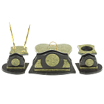 Настольный письменный набор из змеевика из 7-ми элементов Successful Leader варинант исполнения - 3 | Loft Concept в Ижевске