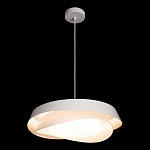 Подвесной светильник круглый белого цвета из металла Vita Cuna варинант исполнения - 4 | Loft Concept в Ижевске