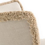 Кресло с декором бахрома Linen Fringe Chair Beige варинант исполнения - 5 | Loft Concept в Ижевске