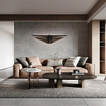 Люстра подвесная в форме веера из чёрного металла Black Solace  варинант исполнения - 2 | Loft Concept в Ижевске