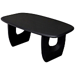 Кофейный стол из массива акации Veras Coffee Table Black варинант исполнения - 1 | Loft Concept в Ижевске