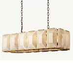 Люстра с абажуром из прямоугольных мраморных панелей Calling to Shine варинант исполнения - 3 | Loft Concept в Ижевске