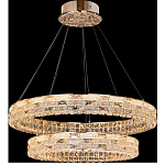 Люстра на 2 кольца с текстурной огранкой Reflection of Reality варинант исполнения - 5 | Loft Concept в Ижевске