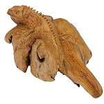 Статуэтка из дерева игуана Animals of the World варинант исполнения - 4 | Loft Concept в Ижевске