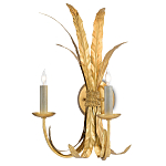 Бра с каркасом в виде пучка золотых перьев Bunch of Feathers варинант исполнения - 2 | Loft Concept в Ижевске