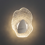 Бра с рельефным волнообразным стеклянным плафоном и вставкой из мрамора Liquid Stone варинант исполнения - 9 | Loft Concept в Ижевске