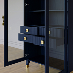 Дизайнерский шкаф витрина Elsa Dreams Blue с 4-мя ящиками варинант исполнения - 8 | Loft Concept в Ижевске