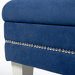 Мягкая банкетка с зоной для хранения Casket Blue варинант исполнения - 3 | Loft Concept в Ижевске