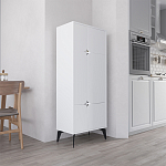 Комод белый с 4-мя дверцами на металлических ножках SPARK MULTIPURPOSE CABINET WHITE варинант исполнения - 3 | Loft Concept в Ижевске