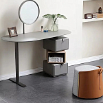 Консоль с зеркалом и  3-мя вращающимися ящиками Eloida варинант исполнения - 5 | Loft Concept в Ижевске