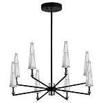 Люстра с прозрачными плафонами из стекла Umbrella варинант исполнения - 1 | Loft Concept в Ижевске