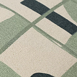 Подушка декоративная зеленого цвета с геометрическим рисунком Divine Abstractions варинант исполнения - 2 | Loft Concept в Ижевске