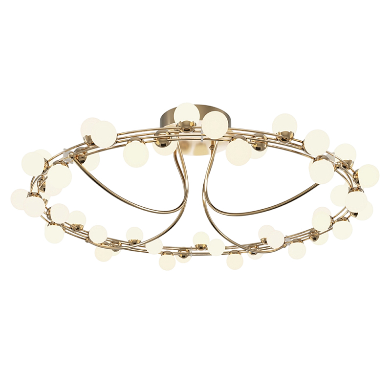 Потолочный светильник Tessara 3000К 72Вт Золотой Белый в Ижевске | Loft Concept 