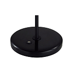 Настольная лампа черного цвета с круглым основанием и длинным прямым плафоном Trumpet tube варинант исполнения - 3 | Loft Concept в Ижевске