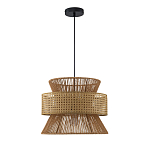 Подвесной светильник с абажуром из натуральных материалов Light Inside the Cell варинант исполнения - 3 | Loft Concept в Ижевске