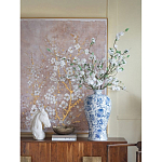 Ваза фарфоровая высокая с синими цветочными мотивами Independence варинант исполнения - 4 | Loft Concept в Ижевске