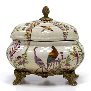 Шкатулка Box Heron and Parrot