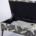 Банкетка с принтом из журавлей Crane варинант исполнения - 5 | Loft Concept в Ижевске