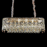 Люстра овальная с хрустальными подвесками Roul Crystal Light варинант исполнения - 2 | Loft Concept в Ижевске