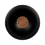 Встраиваемый спот светодиодный круглый черного цвета с углублением Ombra Lux  варинант исполнения - 2 | Loft Concept в Ижевске