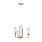  Люстра с прозрачными рифлеными цилиндрическими плафонами Kichler варинант исполнения - 9 | Loft Concept в Ижевске