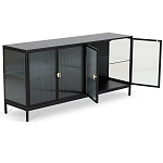 Сервант четырехдверный с рифленым стеклом The Keeper варинант исполнения - 2 | Loft Concept в Ижевске