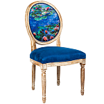 Стул из натурального бука с цветочным принтом Impressionism in Art варинант исполнения - 2 | Loft Concept в Ижевске