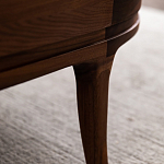 Кофейный стол овальный из дерева с 2-мя ящиками Coffee Walnut Table варинант исполнения - 10 | Loft Concept в Ижевске