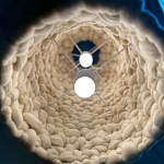 Вязаный подвесной светильник из шерсти Dome Wool Lamp  варинант исполнения - 5 | Loft Concept в Ижевске