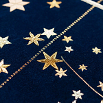 Обои с вышивкой ручной работы Cosmos Original colourway on velvet варинант исполнения - 4 | Loft Concept в Ижевске