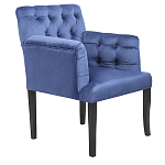 Кресло Addison Chic Armchair deep blue velour варинант исполнения - 1 | Loft Concept в Ижевске