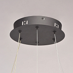 Люстра с двумя кольцами черного цвета с хрустальными элементами QUARTZ CRYSTAL варинант исполнения - 15 | Loft Concept в Ижевске