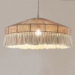 Люстра круглая плетеная с кисточками Dome Sun Glow варинант исполнения - 3 | Loft Concept в Ижевске