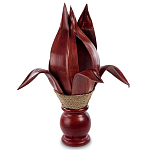 Настольная лампа красная INDONESIAN LAMPS варинант исполнения - 1 | Loft Concept в Ижевске